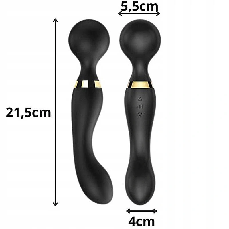 Masážna pomôcka na telo čierna