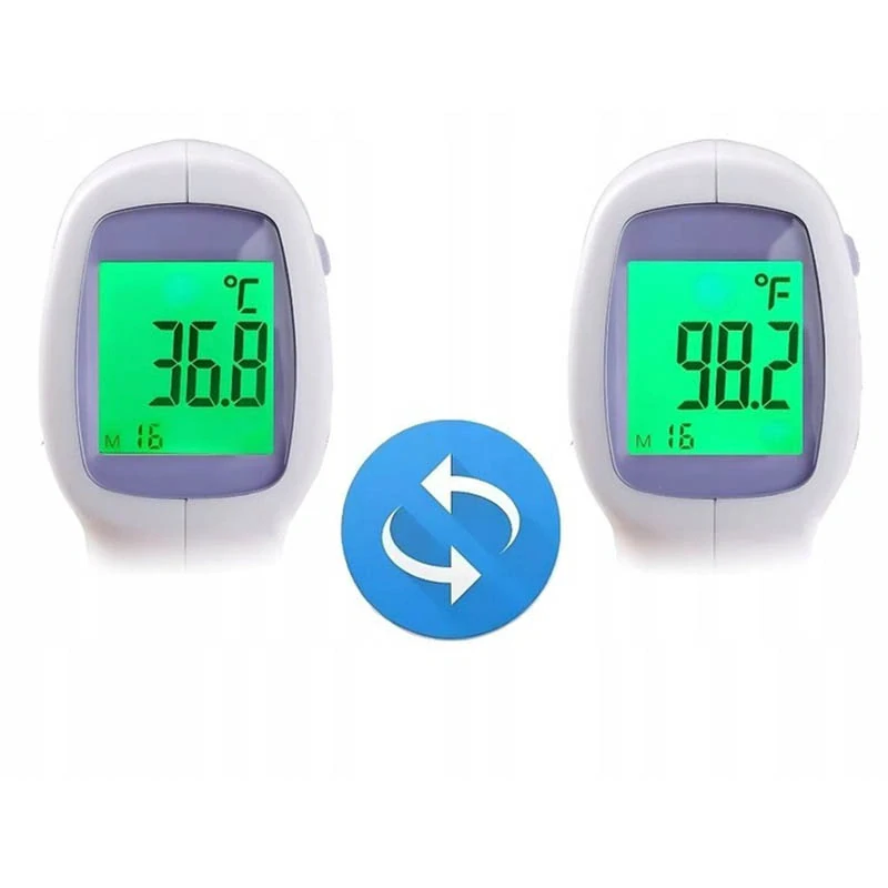 Bezdotykový infračervený teplomer s LCD displejom