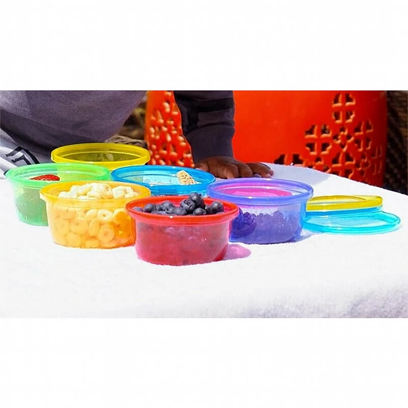 Sada farebných misiek s viečkom Nuby – 6× 120 ml