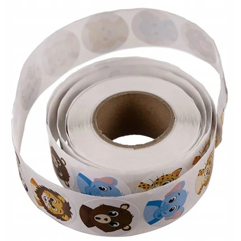 Samolepky pre deti 500 ks – veselé zvieratká na odmeňovanie a motiváciu