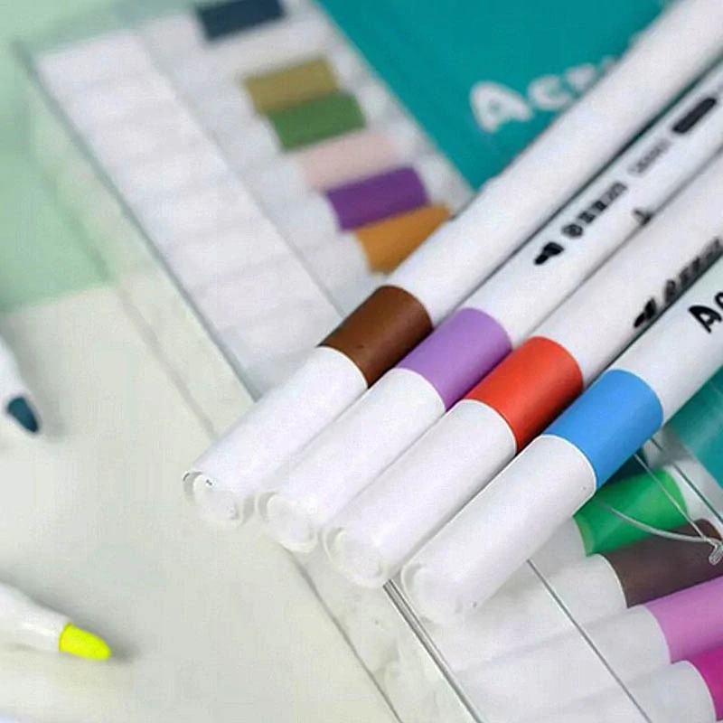 Sada 60 akrylových popisovačov – bohatá paleta farieb na rôzne povrchy