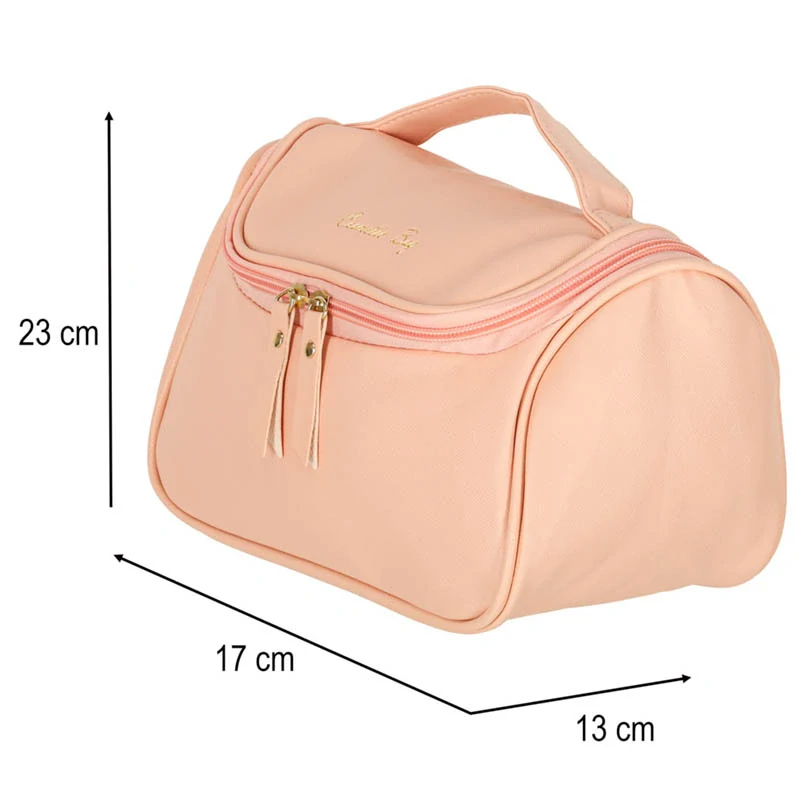 Cestovná kozmetická taška ružová