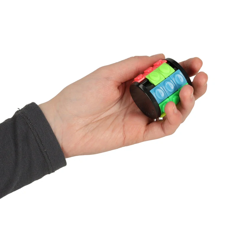 Hlavolam otočný logický valec 3-radový