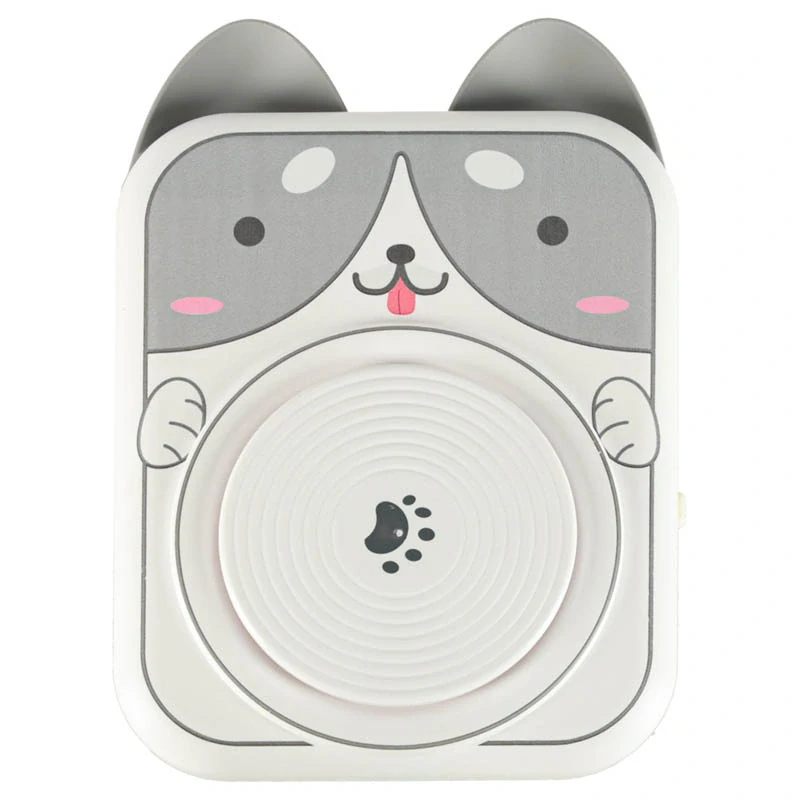 Hrnčiarsky kruh kreatívny set pre deti s hlinou a farbami – motív psíka, sivý