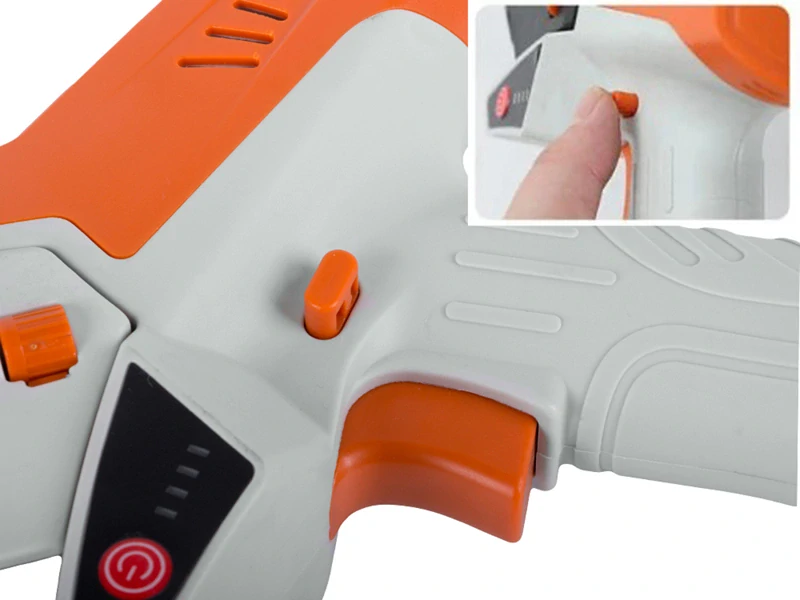 Akumulátorová mini reťazová píla 12 V na konáre + príslušenstvo