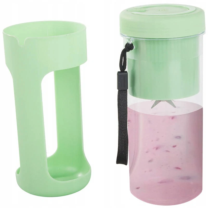 Prenosný smoothie mixér USB bezdrôtový 450 ml zelený