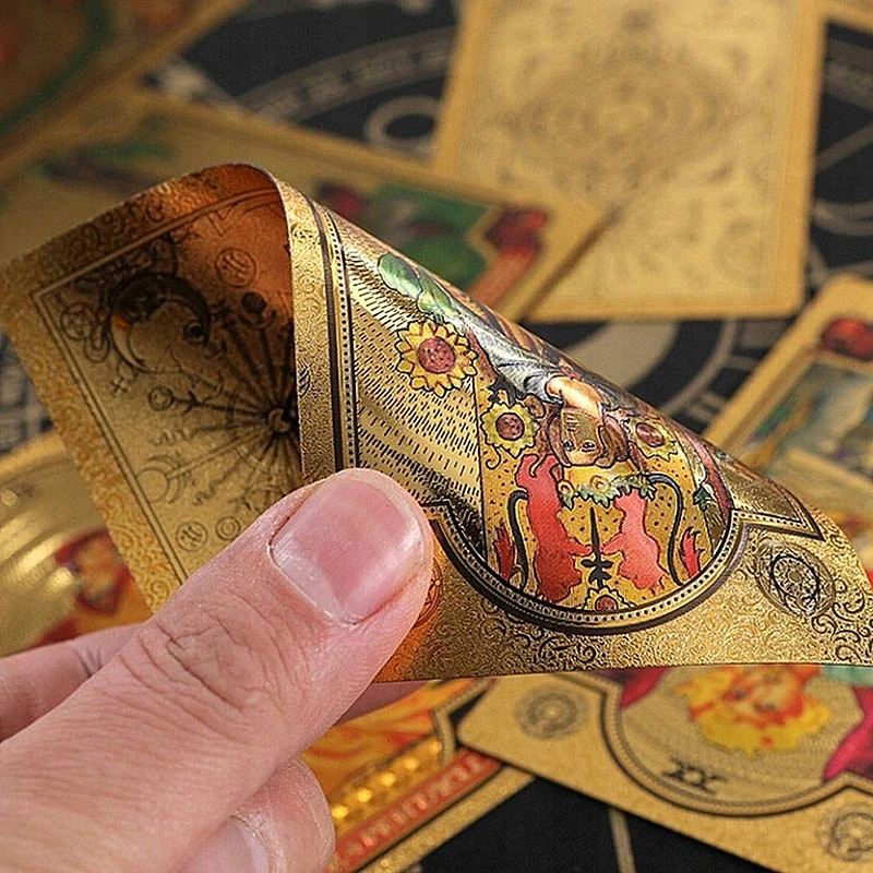 Zlaté tarotové karty 78ks