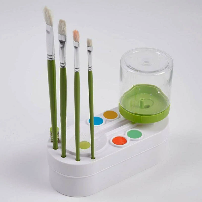 Umývačka na čistenie štetcov s dvojitým zásobníkom