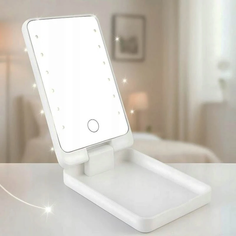 Kozmetické zrkadlo s LED podsvietením