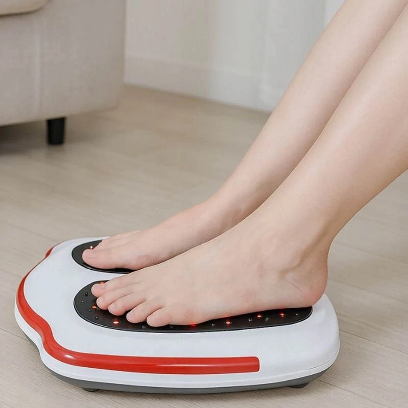 Elektrický masážny prístroj na nohy s vyhrievaním a vibráciami