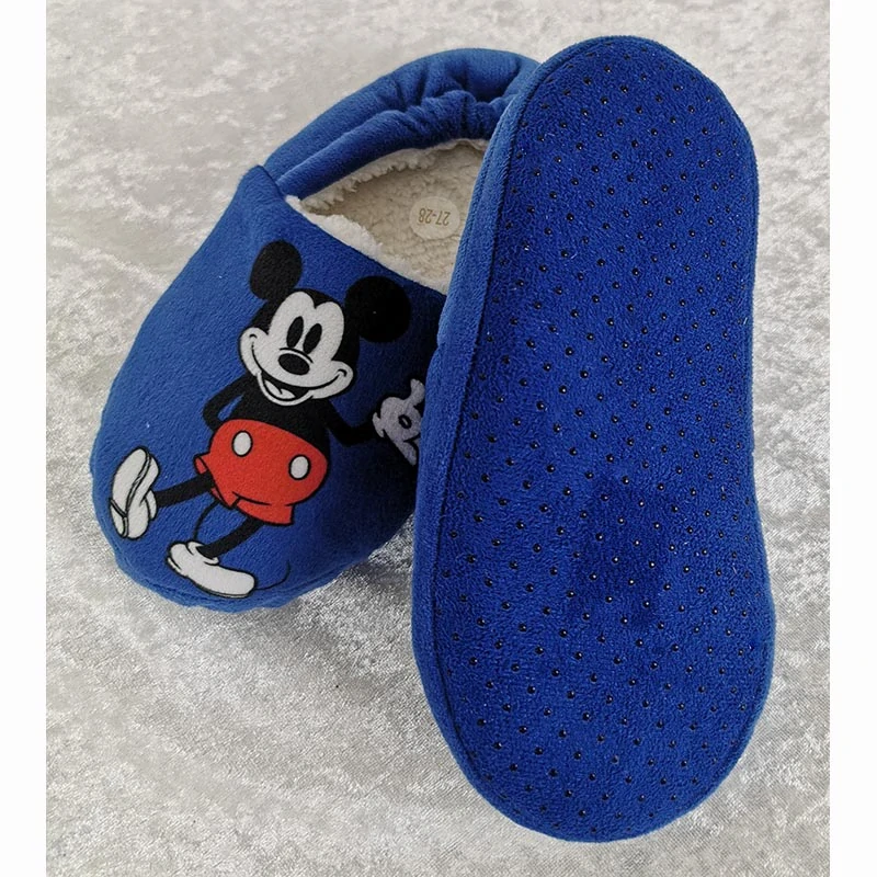 Detské papuče Mickey Mouse modré – veľkosť 27-28