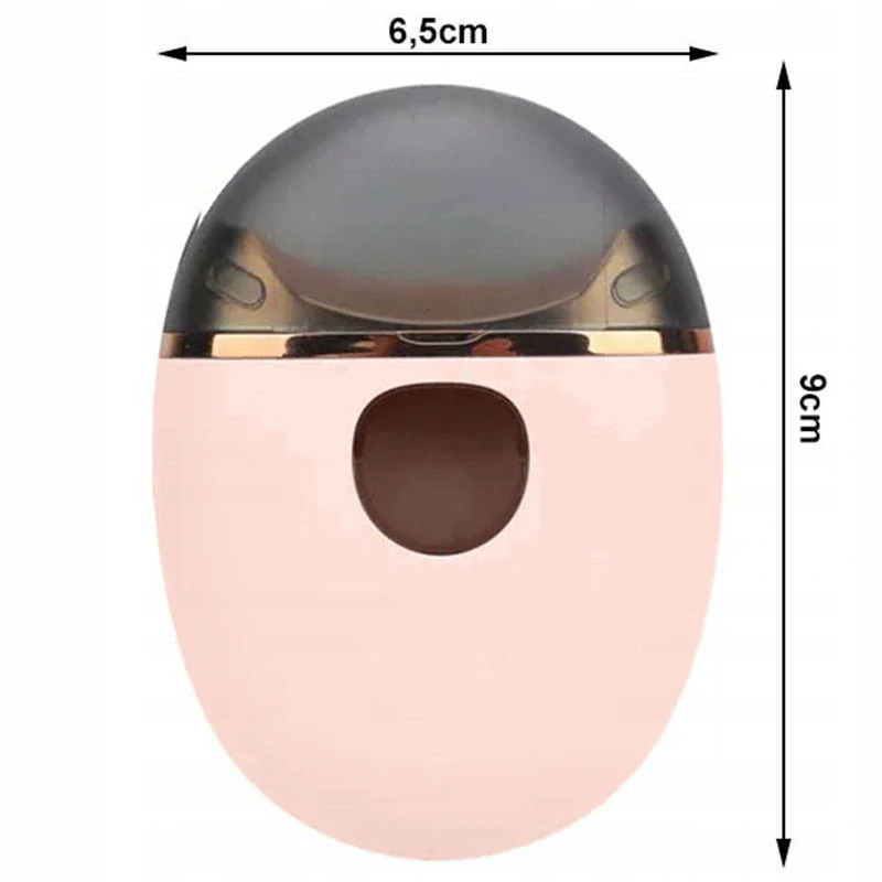 Elektrický strihač nechtov ružový