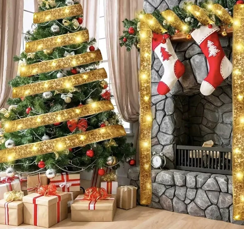 Vianočná LED stuha 5m (50LED)