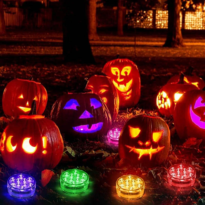 Vodoodolné LED RGB lampičky (4ks) s diaľkovým ovládaním