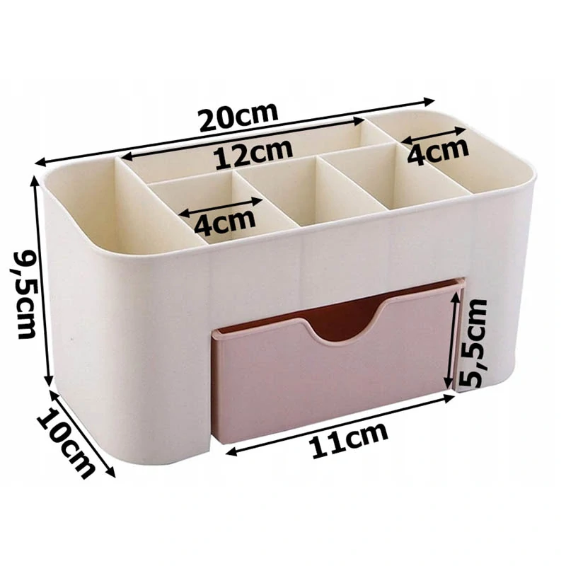 Organizér na kozmetiku a bižutériu 20cm ružový