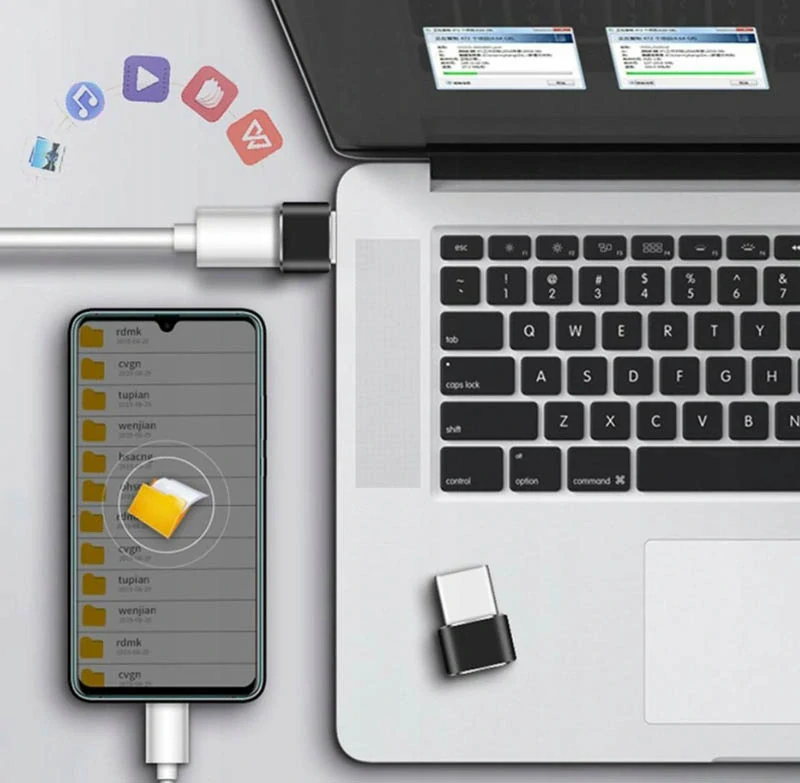 OTG adaptér USB-A na USB-C