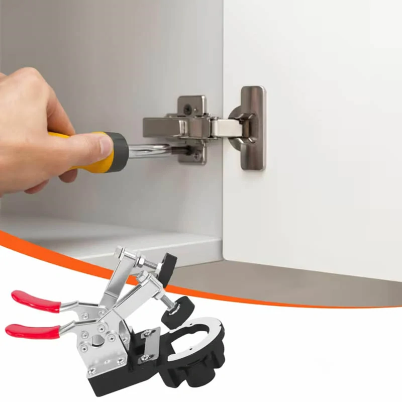 Šablóna na vŕtanie otvorov pre nábytkové pánty