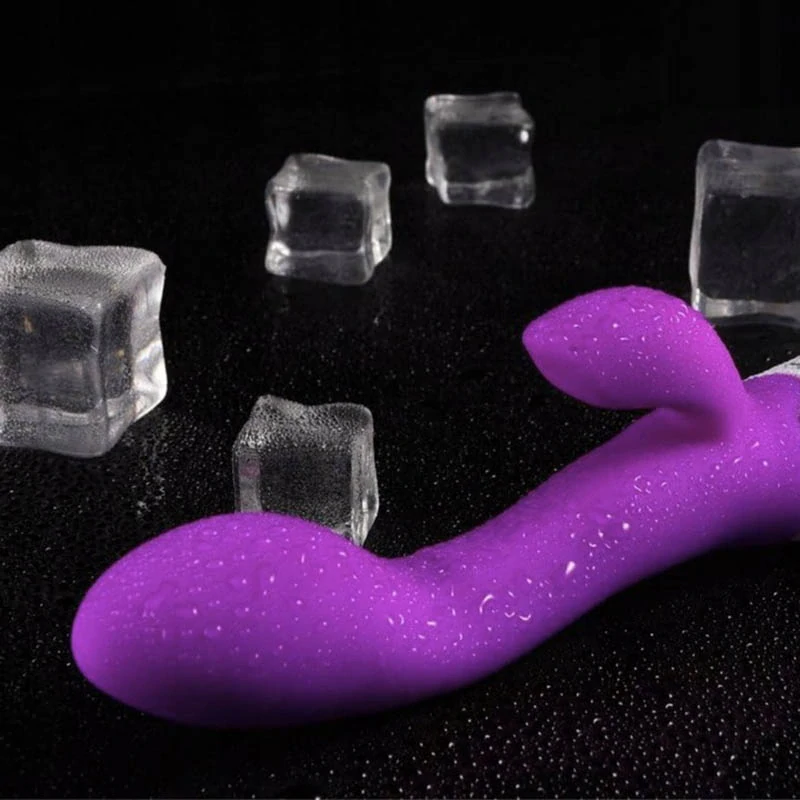 Silikónový vibračný masážer s dvojitou stimuláciou