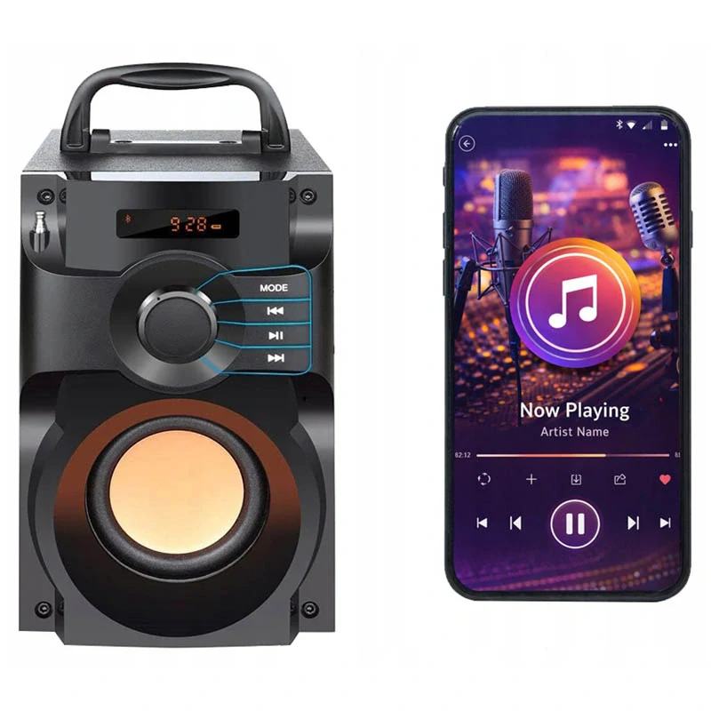 Bezdrôtový Bluetooth reproduktor A11 s rádiom a diaľkovým ovládaním