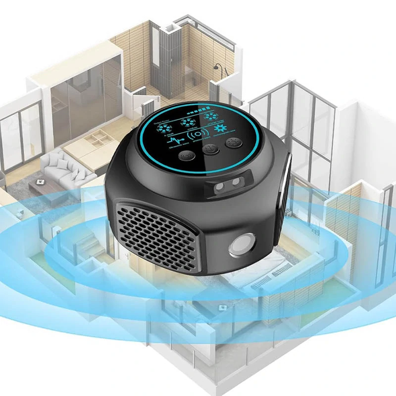 Ultrazvukový odpudzovač hlodavcov a hmyzu s LED svetlom