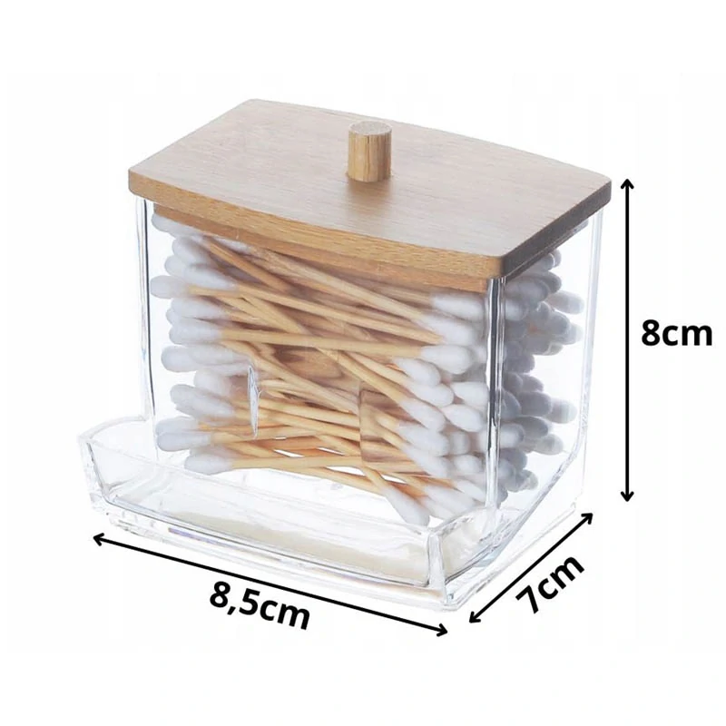 Organizér do kúpeľne na vatové tyčinky