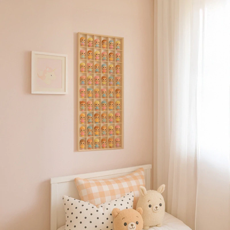 Drevený regál na bábiky 104 cm