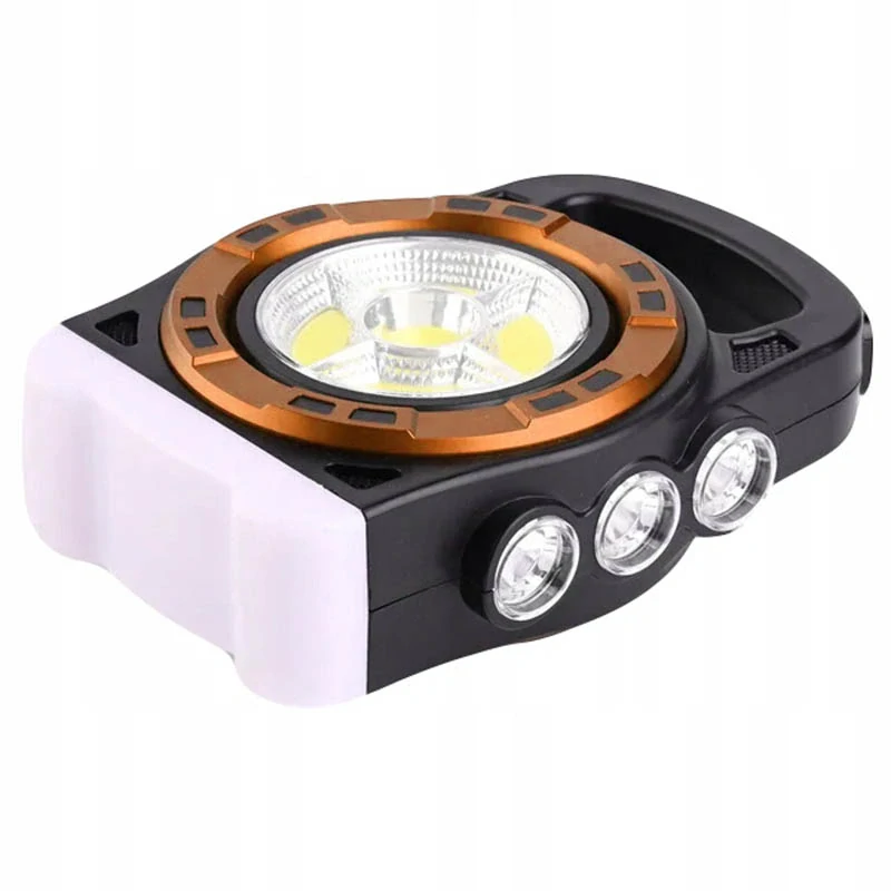 Solárna LED lampa s powerbankou 20 W zlatá