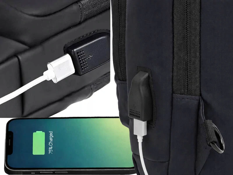 Mestský batoh na jedno rameno so zámkom na kód