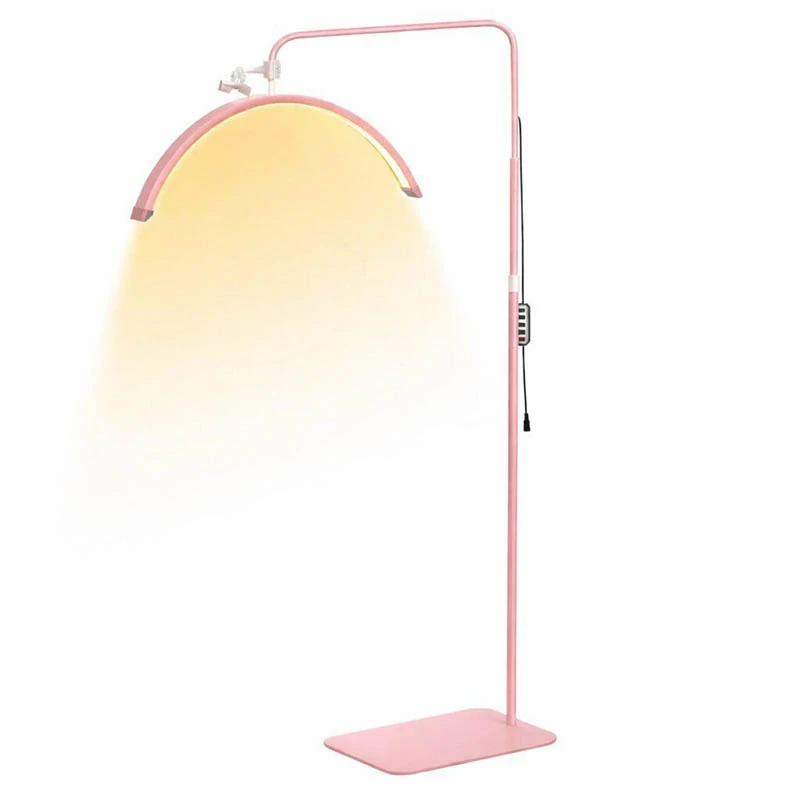 Kozmetická LED lampa polmesiac 40 W ružová