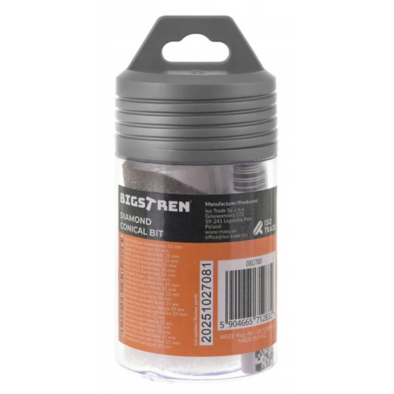 Diamantová kužeľová fréza 2–35 mm M14