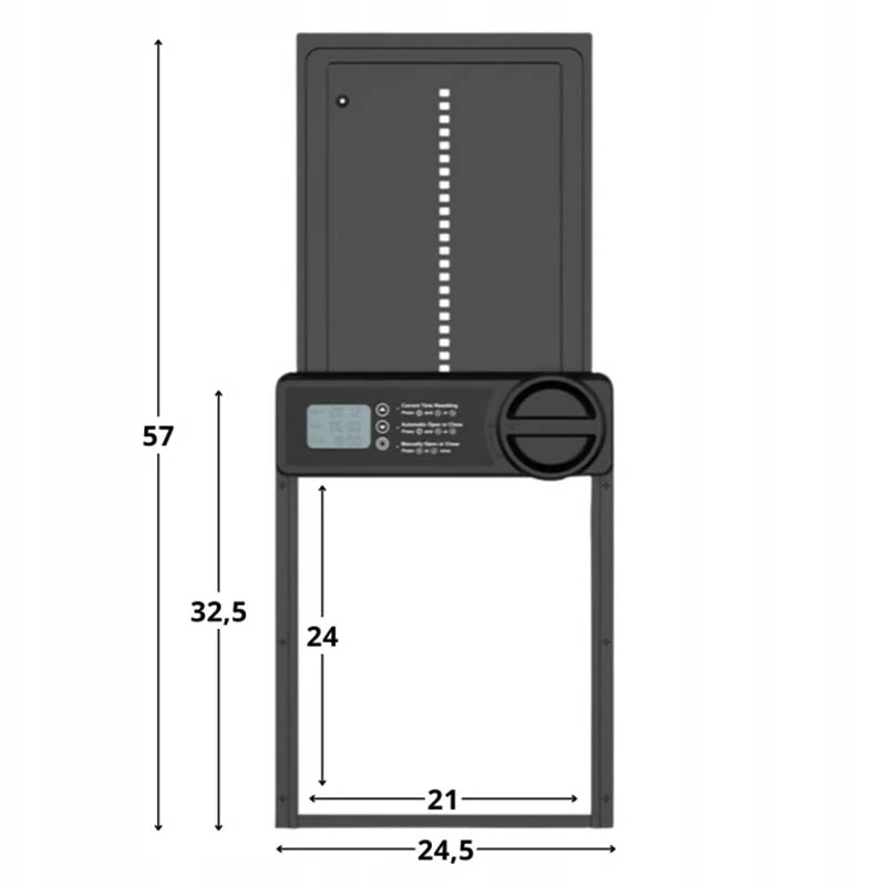 Automatické dvierka do kurína s časovačom