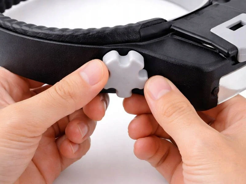 Náhlavná lupa s LED osvetlením