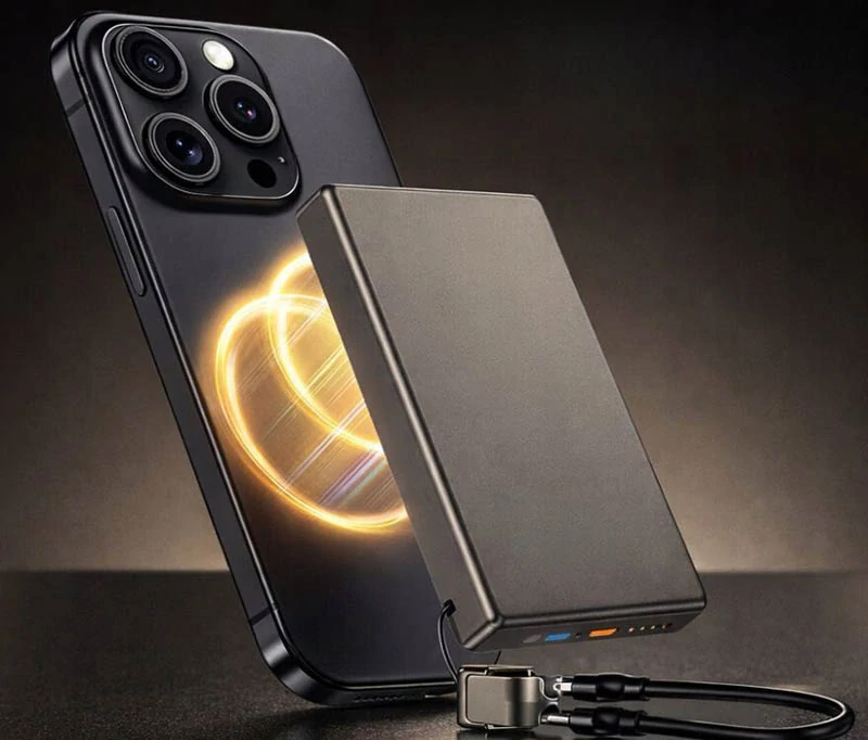 Powerbanka 5000 mAh s rýchlym nabíjaním 20 W zlatá