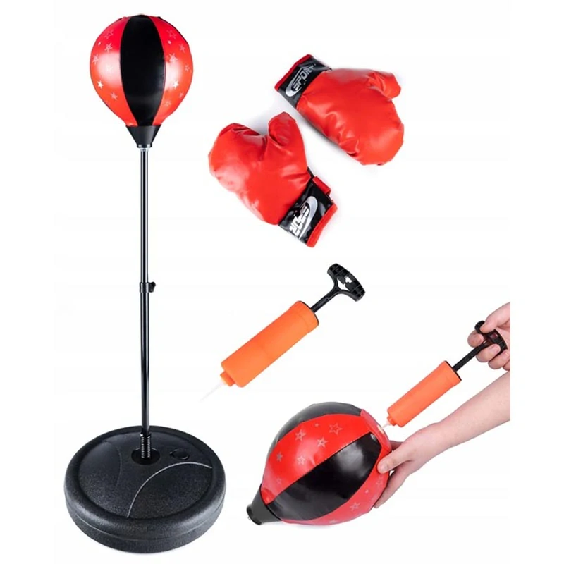 Detská boxovacia sada s hruškou na stojane a rukavicami