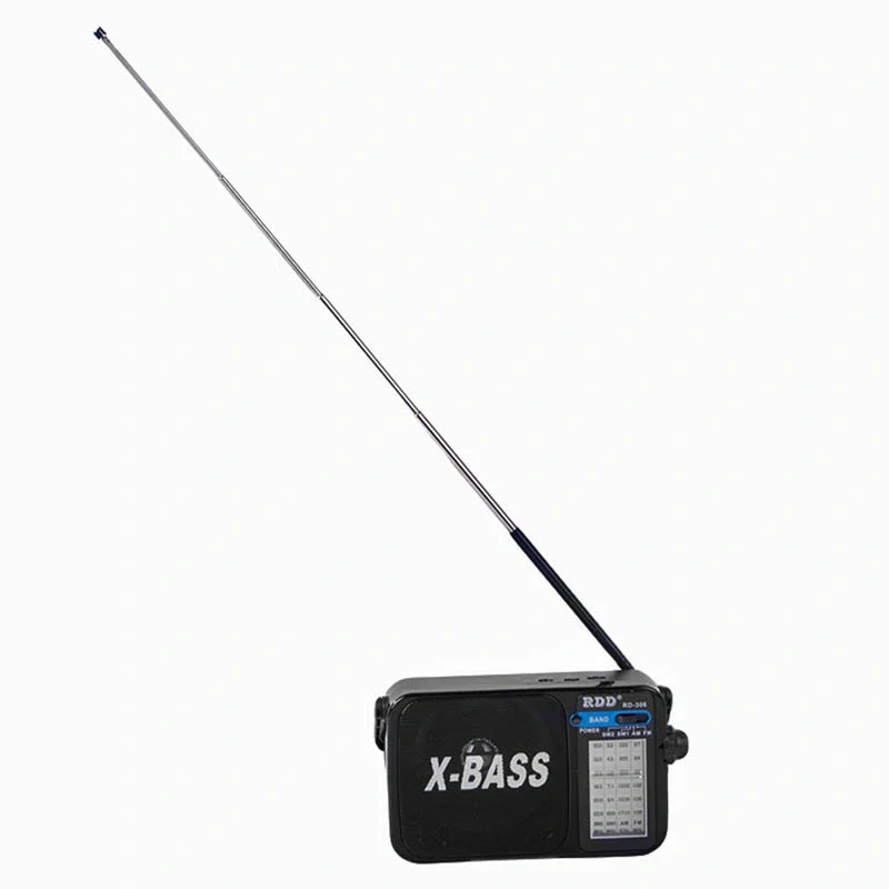 Prenosné rádio s baterkou RDD RD-306 čierne