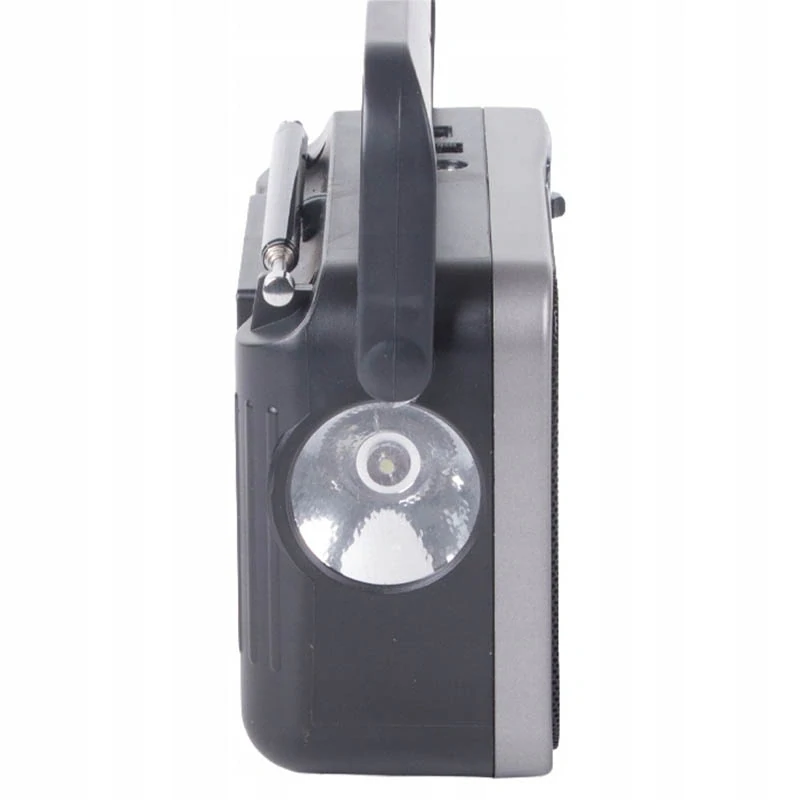 Prenosné rádio s baterkou RDD RD-306 sivé