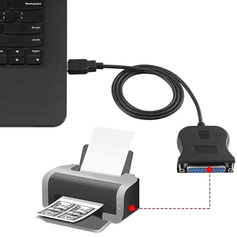 USB na LPT adaptér s káblom 70 cm