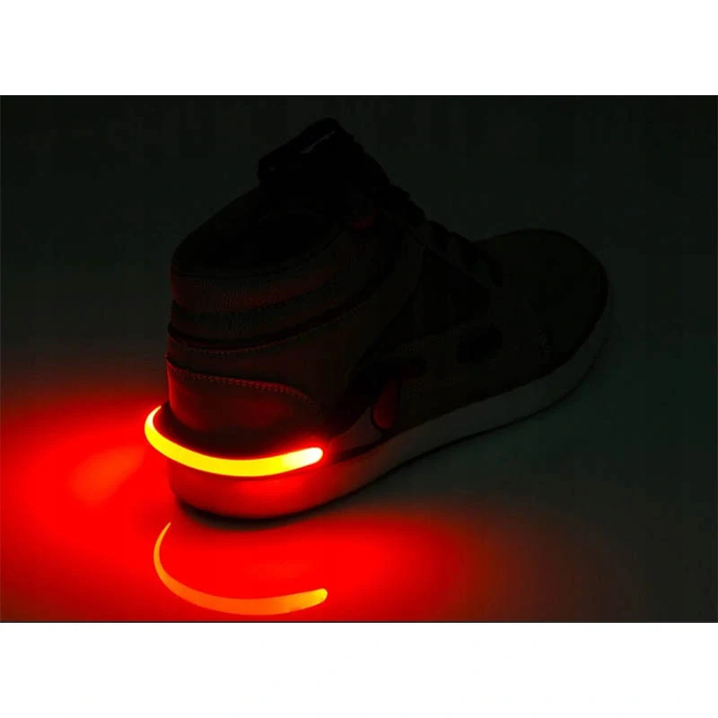 LED klip na topánky alebo ruku pre zvýšenie viditeľnosti – čierny