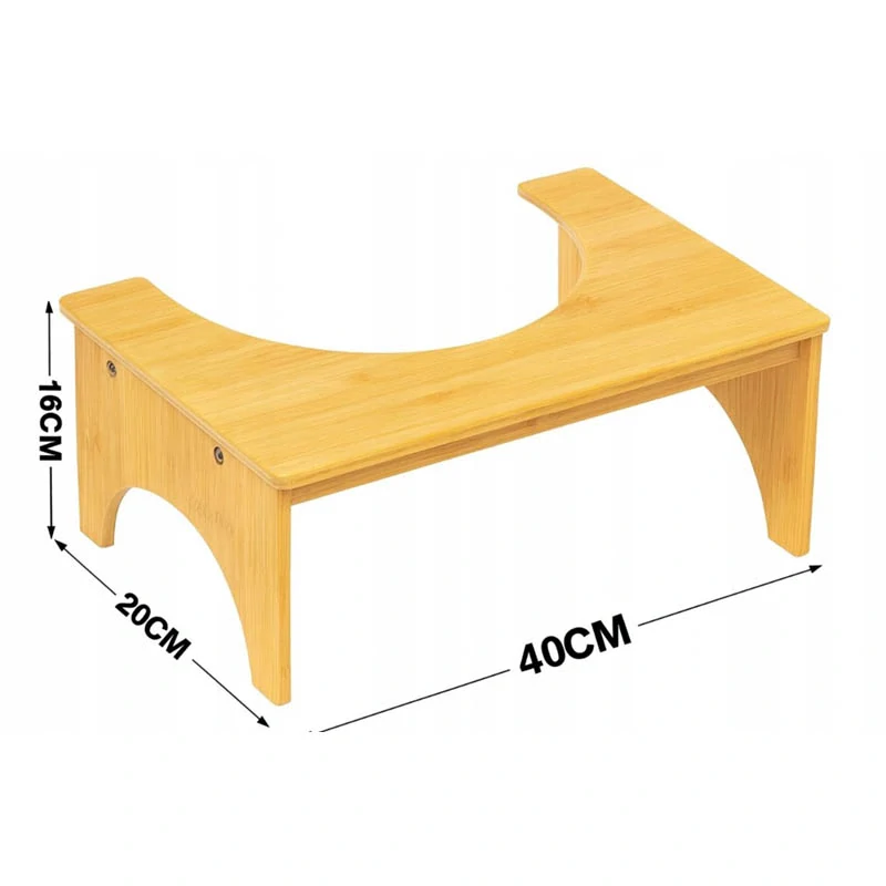 Bambusová podnožka k WC