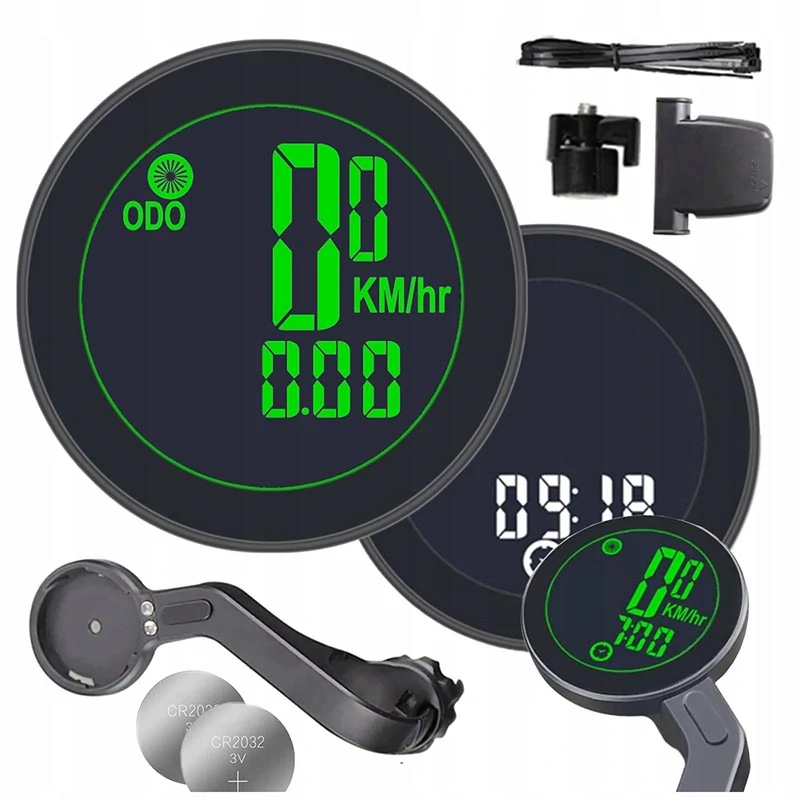 Bezdrôtový cyklopočítač s podsvietením a 20 funkciami