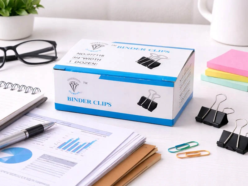 Klipy na papier 19 mm – 12 ks