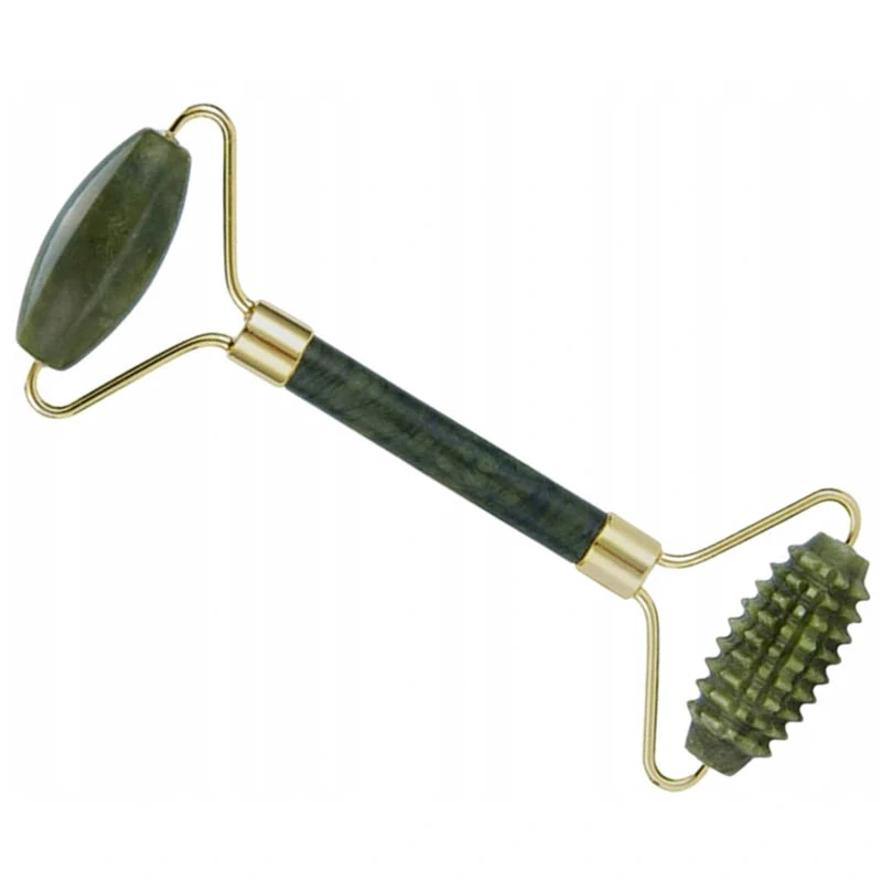 Masážny set na tvár z jadeitu 3v1 zelený