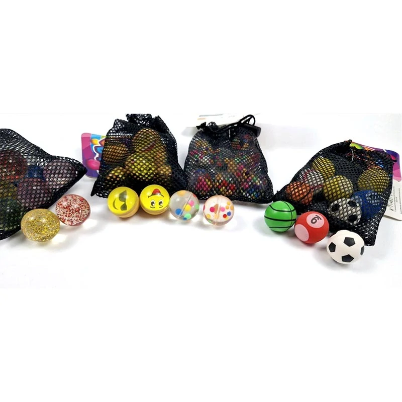 Skákacie loptičky s emotikonmi – sada 10 ks