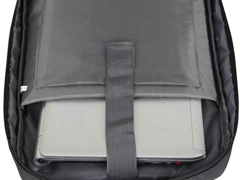 Batoh na notebook s ochranou proti krádeži 15 L čierny