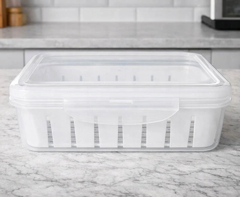 Nádoba do chladničky 2L s 2 odkvapkávacími vložkami