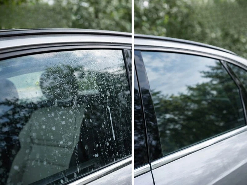 Čistič skiel do auta so špongiou 120 ml