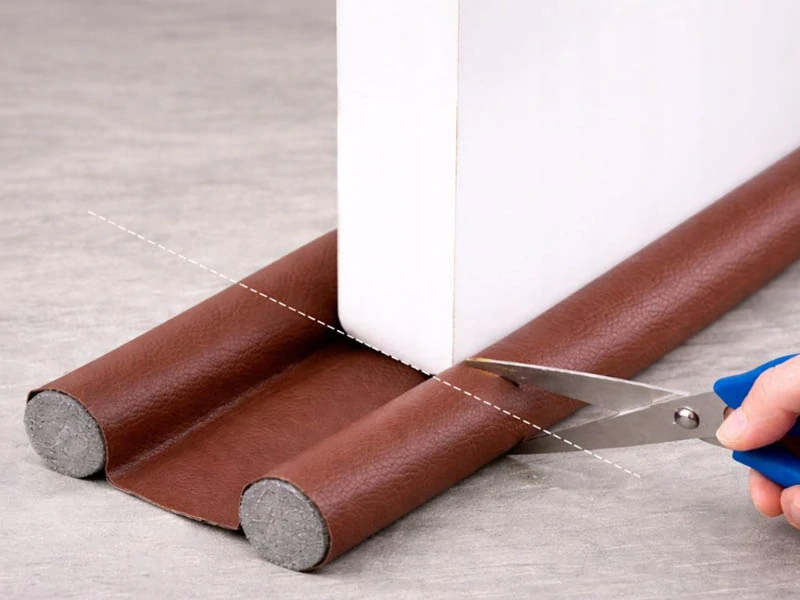 Tesnenie pod dvere proti prievanu 96cm hnedé