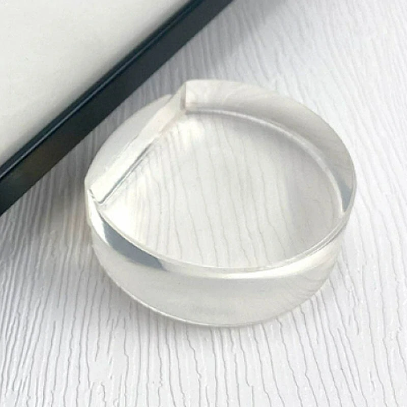 Silikónový doraz na dvere priesvitný 4,3 cm
