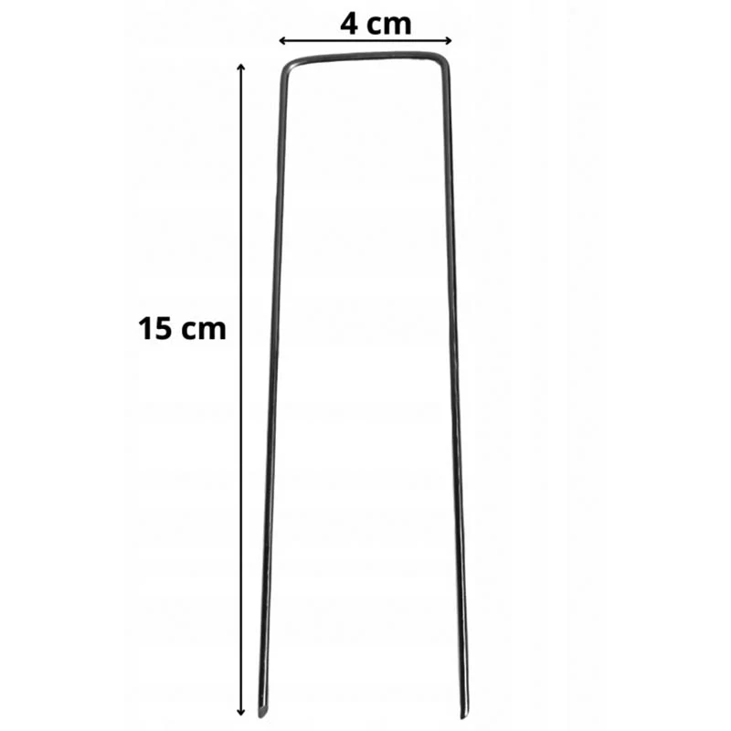 Záhradné kolíky na agrotextíliu 150 mm – 100 ks