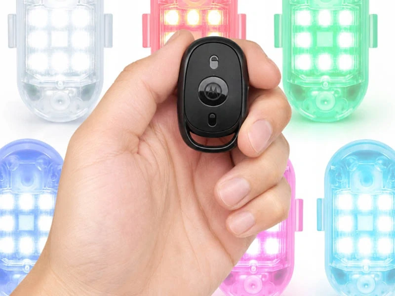 LED stroboskopické svetlá s diaľkovým ovládaním 2 ks